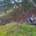 Tosya’da Traktör Uçuruma Yuvarlandı 10 Kişi Yaralandı